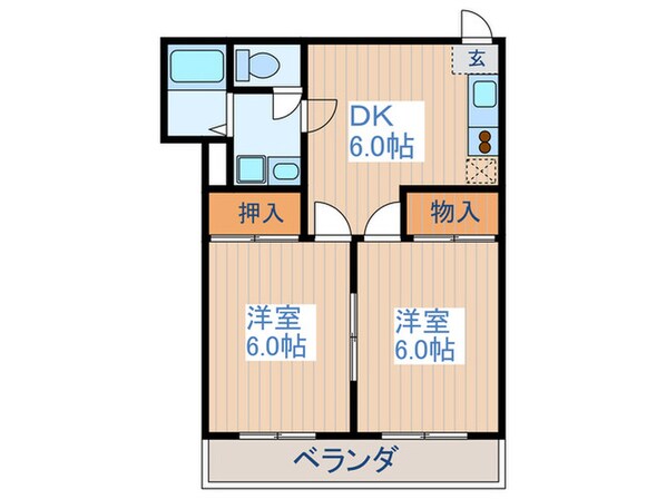 第３畑山コーポの物件間取画像